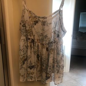 Torrid Sheer Floral Tank (adjustable straps)